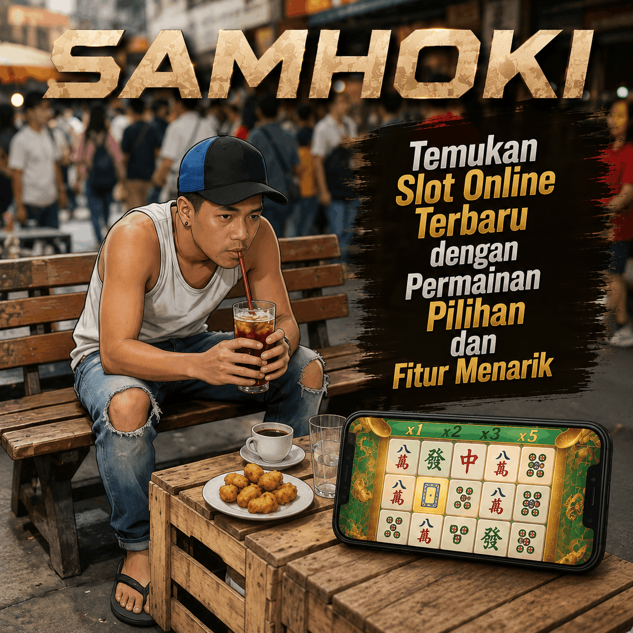 Thumbnail 1 of 3, Poster, SAMHOKI 🦚 Temukan Slot Online Terbaru dengan Permainan Pilihan dan Fitur Menarik designed and sold by SAMHOKI.
